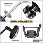 LUYA Spinning Reel Sea Long Casting CNC Metal Swing Arm Fishing Reel, PROBEROS ME2000, PROBEROS ME3000, PROBEROS ME4000, PROBEROS ME5000, PROBEROS ME6000, PROBEROS ME7000