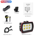 Sea Frogs 40M/130FT 6000 Lumen Underwater Photography Light