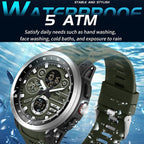 SANDA 3379 Sport Waterproof Alarm Clock Reminder Electronic Watch