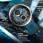 SANDA 3379 Sport Waterproof Alarm Clock Reminder Electronic Watch