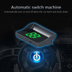W1 Car HUD Head-up Display GPS Speedometer Speed Display, KM, MPH