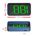 M2 Universal Cars HUD Head-up Display GPS HD Speedometer, KM/H, MPH