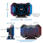 P25 Car HUD Head-up Display OBD+GPS LCD Multifunctional Instrument, P25