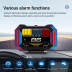 P25 Car HUD Head-up Display OBD+GPS LCD Multifunctional Instrument, P25