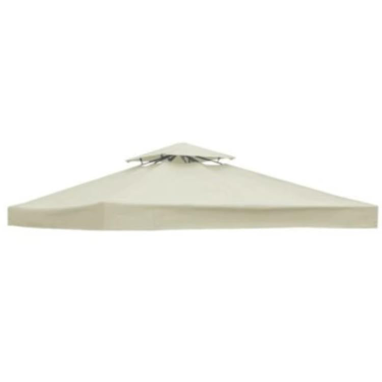 3x3m  Garden Gazebo Top Cover Canopy Replacement Top Patio Roof Awning for Outdoor Terrace, Garden Tent, Pergola