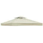 3x3m  Garden Gazebo Top Cover Canopy Replacement Top Patio Roof Awning for Outdoor Terrace, Garden Tent, Pergola
