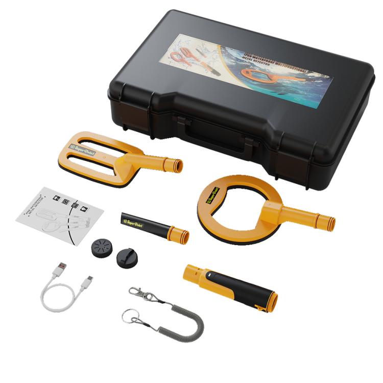 Goint IP960 Handheld 3 In 1 Metal Detector Outdoor Treasure Hunting Pulse Waterproof Rechargeable Gold Detector, IP960