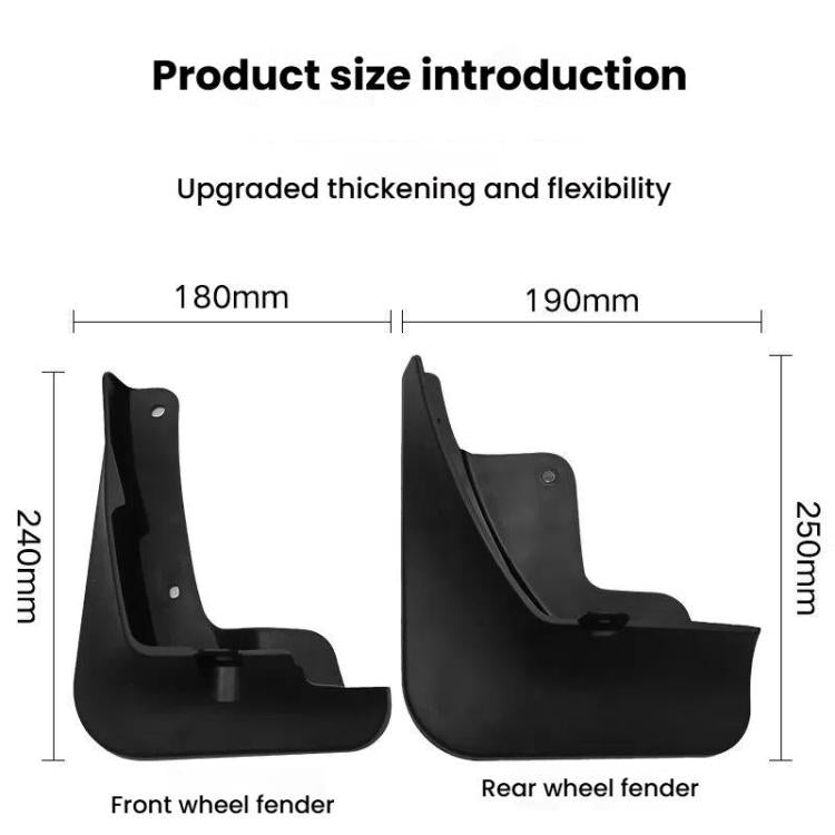 For 2020-2021 Nissan Sentra Car Tire Soft Rubber Mudguard