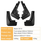 For 2019-2024 Chevrolet Blazer Car Tire Soft Rubber Mudguard