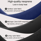 DIVE & SAIL 2.5MM Kids Long Sleeve One-Piece Warm Wetsuit Youth Snorkeling Surf Shorts, 8, 10, 12, 14, 16