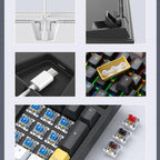iMICE GK-500 Type-C Wired Mechanical Keyboard Gaming Keyboards