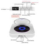 Kecag KC-807 Wall-mounted Home Retro Bluetooth CD Player, EU Plug, US Plug, UK Plug, AU Plug