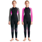 DIVE & SAIL 2.5MM Kids One-Piece Warm Swimsuit Youth Long Sleeve Snorkeling Surfing Suit, 8, 10, 12, 14, 16