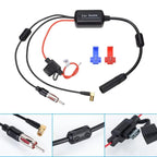3 In 1 Car Radio FM/AM/DAB Antenna Signal Amplifier