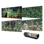 Frog Mouse Pad Cute Green Desk Mat With Non-Slip Rubber Base  For Computer Laptop, 300x600x2mm, 300x600x3mm, 300x700x2mm, 300x700x3mm, 300x800x2mm, 300x800x3mm, 400x900x2mm, 400x900x3mm