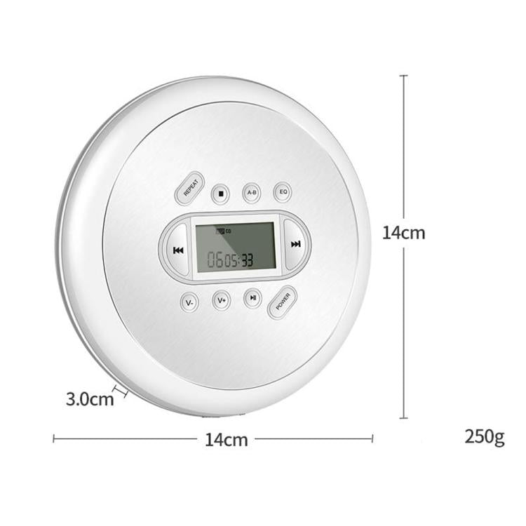 Kecag Mini Portable CD Player Walkman Study and Repeat Retro MP3 Music CD Player, KC-707
