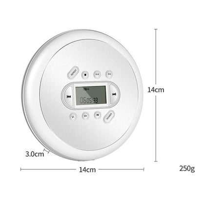 Kecag Mini Portable CD Player Walkman Study and Repeat Retro MP3 Music CD Player, KC-707