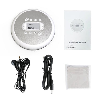 Kecag Mini Portable CD Player Walkman Study and Repeat Retro MP3 Music CD Player, KC-707