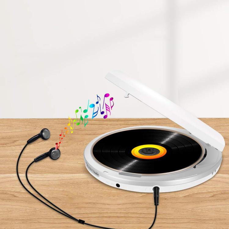 Kecag Mini Portable CD Player Walkman Study and Repeat Retro MP3 Music CD Player, KC-707