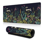 Flowers and Trees Themed Mouse Pad Desk Mat For Office/Gaming, 300x600x2mm, 300x600x3mm, 300x700x2mm, 300x700x3mm, 300x800x2mm, 300x800x3mm, 400x900x2mm, 400x900x3mm