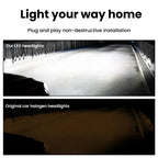 2pcs Integrated Direct-Plug Mini LED Headlight For Cars