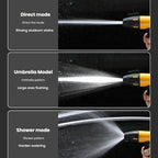 High-pressure Car Wash Sprinkler Household Spray Nozzle Rinse Watering Car Cleaning Tools, No Fittings, With Connectors+10m Spring Tube, With Connectors+20m Spring Tube, With Connectors+30m Spring Tube, With Connectors+10m Spring Tube+Foam Jug         ...