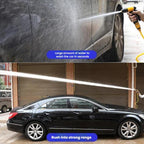 High-pressure Car Wash Sprinkler Household Spray Nozzle Rinse Watering Car Cleaning Tools, No Fittings, With Connectors+10m Spring Tube, With Connectors+20m Spring Tube, With Connectors+30m Spring Tube, With Connectors+10m Spring Tube+Foam Jug         ...