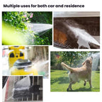 High-pressure Car Wash Sprinkler Household Spray Nozzle Rinse Watering Car Cleaning Tools, No Fittings, With Connectors+10m Spring Tube, With Connectors+20m Spring Tube, With Connectors+30m Spring Tube, With Connectors+10m Spring Tube+Foam Jug         ...
