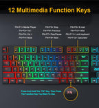 Wired Hovering Illuminated Gaming Keyboard Mouse Headset Set, GK-490