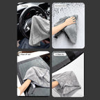 SUITU ST-9009 Double-Sided Fleece Thickened Water Absorbent Quick Drying Car Wash Towel, 30 x 30cm, 30 x 60cm, 50 x 50cm, 60 x 160cm, 60 x 180cm