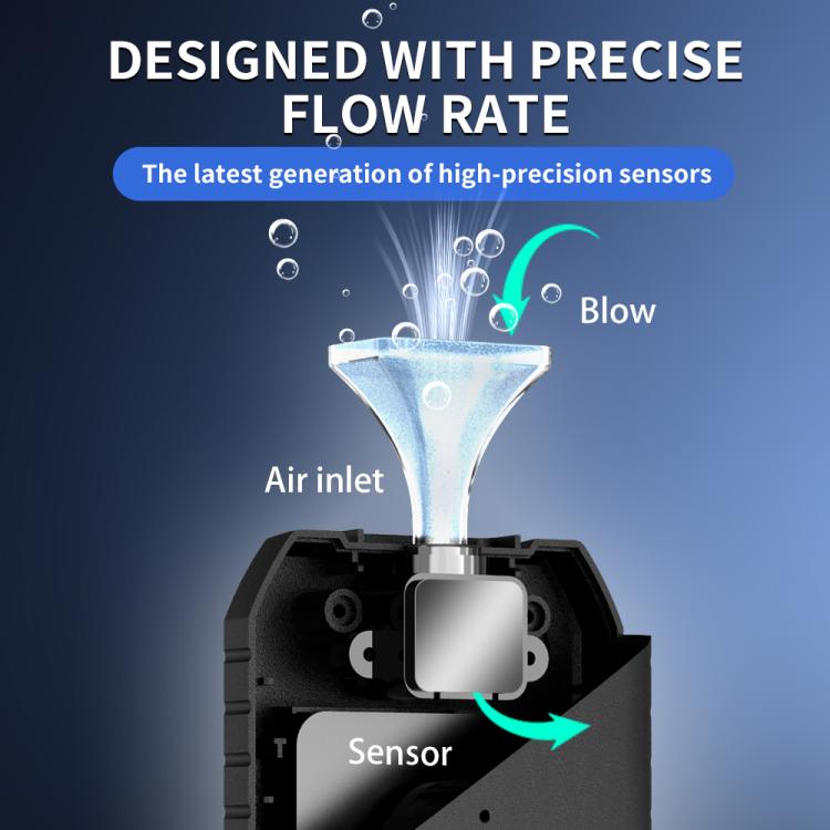 LCD Screen High-Precision Air-Blowing Dual-Purpose Alcohol Tester, 503B