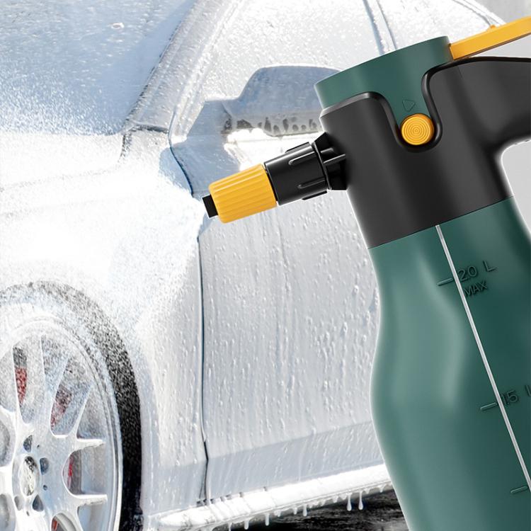 SUITU ST-6324 Pneumatic Cordless Motorized Car Wash Foam Sprayer Household Watering Gardening Watering Pot, 2L