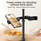 1.7m 14-Inch Suitcase Integrated Design Fill Light Foldable 3500-6000K Full-Screen Live Photography  Video Light, YY-3