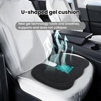 Car Gel Cooling Breathable Chair Cushion, 33.5x44x1cm