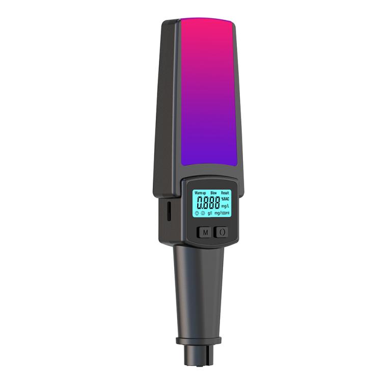 HD Digital Display Blow-type Alcohol Tester with Flashing Emergency Light, 803
