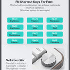 IMICE AN-800 Wireless Bluetooth Dual Mode Scissor Foot Structure Silent Keyboard