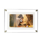 10.1 inch Transparent Acrylic Digital Photo Frame Video Picture Music Player Electronic Album Gift, US Plug, EU Plug, UK Plug, AU Plug
