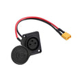 For INOKIM OXO OX Electrical Scooter Power Port XLR Cannon 3-Pin Charging Socket, X1673
