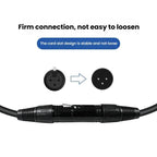 VEGGIEG Male to Female Microphone Stereo Microphone Cable Amplifier XLR Balanced Copper Cannon Audio Cable, 0.3m, 0.5m, 1m, 1.5m, 2m, 3m, 5m, 8m, 10m, 15m, 20m