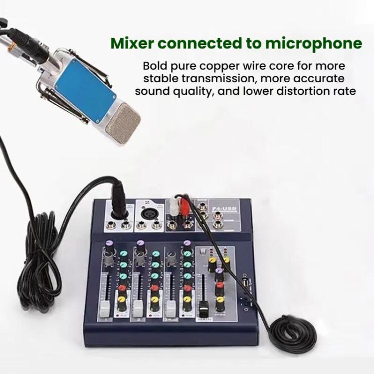 VEGGIEG Male to Female Microphone Stereo Microphone Cable Amplifier XLR Balanced Copper Cannon Audio Cable, 0.3m, 0.5m, 1m, 1.5m, 2m, 3m, 5m, 8m, 10m, 15m, 20m
