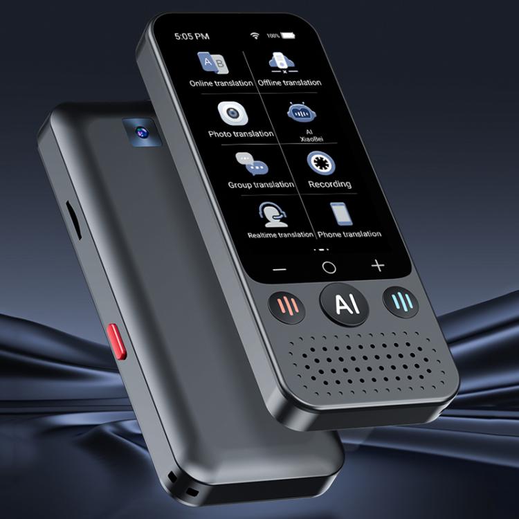 3.1-inch Screen Multilanguage AI Translator Device 139 Online/17 Offline Languages, Real-Time Voice/Photo/Text Translation, Z15W
