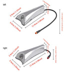 X1669 For INOKIM OXO OX Electrical Scooter Front Light High Brightness LED Decorative Light Accessories, Left, Right