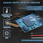 40W Motorcycle Wired Switch Integrated Waterproof Demon Eye Spotlight, Blue Light