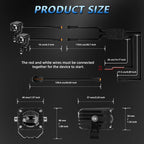 40W Motorcycle Wired Switch Integrated Waterproof Demon Eye Spotlight, Blue Light