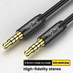 VegGieg 3.5mm Male To Male Aux Audio Cable Phone Computer Car Earphone Listening Audio Connection Cable, 1m, 2m, 3m