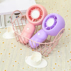 Handheld Rechargeable Fan Outdoor Camping Cooling Fan With Phone Holder Base