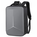 15.6-16.6 Inch Hard Shell Laptop Backpack with USB+Type-C Charging Ports Unisex Anti-Theft  Business Travel Bag, Gray, Blue, Black, Airbag Gray, Airbag Blue, Airbag Black