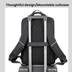 15.6-16.6 Inch Hard Shell Laptop Backpack with USB+Type-C Charging Ports Unisex Anti-Theft  Business Travel Bag, Gray, Blue, Black, Airbag Gray, Airbag Blue, Airbag Black