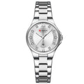 Curren Casual Steel Strap Ladies Calendar Watch