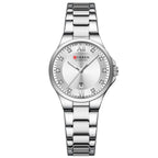Curren Casual Steel Strap Ladies Calendar Watch